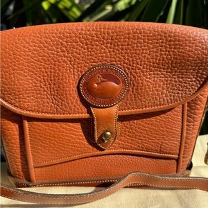 Vintage D&B Small Dover Case- British Tan- All Weather Leather